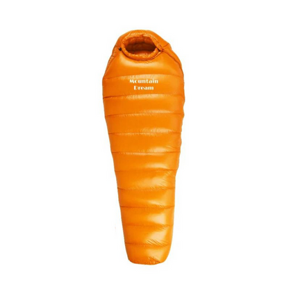 Winter Sleeping Bag | Down-Filled, Suitable to -20°C | Ripstop Nylon & Double Zipper