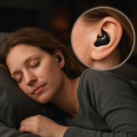 Wireless Earbuds | 24h Battery | Noise Reduction & Mic | Feather-Light Sleep Fit