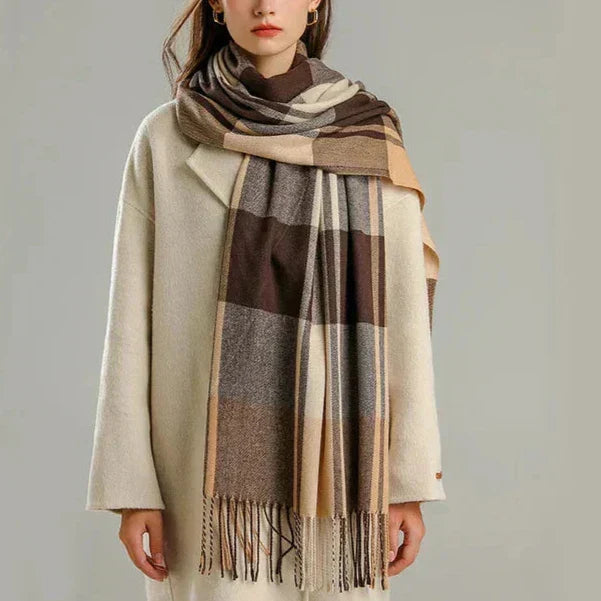 Women's Checkered Scarf | Soft & Warm | Multiple Colors