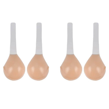 Women's Invisible Adhesive Bra | Lift & Backless Design | Silicone Cups & Reusable Adhesive