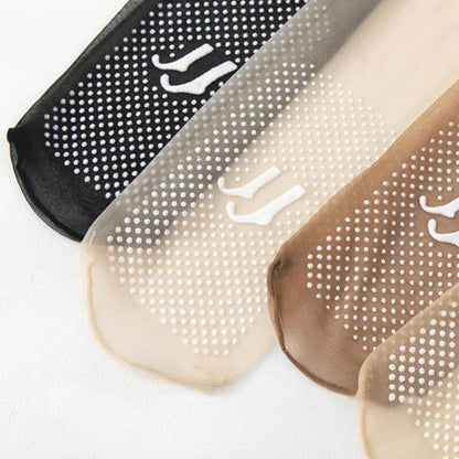 Women's Invisible No-Show Socks | Ultra-Thin Breathable Polyester | Non-Slip Grip