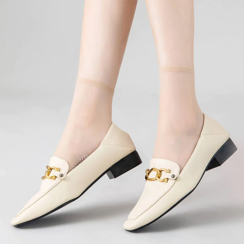 Women's Invisible No-Show Socks | Ultra-Thin Breathable Polyester | Non-Slip Grip