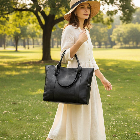 Women's Shoulder Bag | Retro-Inspired Smooth Finish | Genuine Leather & Adjustable Strap
