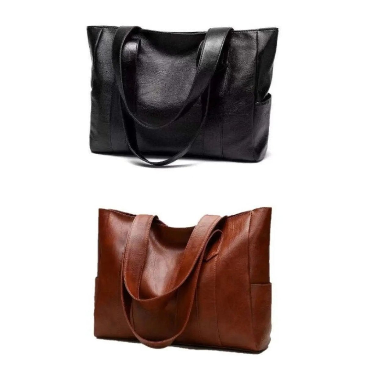 Women's Shoulder Bag | Retro-Inspired Smooth Finish | Genuine Leather & Adjustable Strap