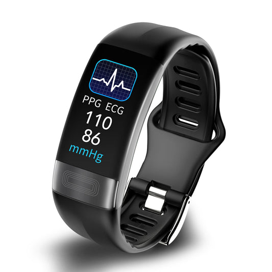 Women's Smartwatch | ECG, Blood Pressure & Heart Rate Monitor | Silicone Strap | 10-Day Standby