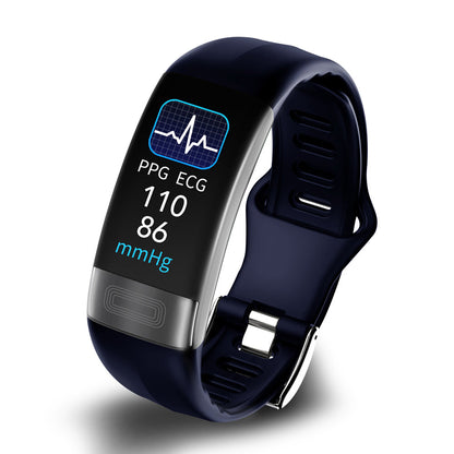 Women's Smartwatch | ECG, Blood Pressure & Heart Rate Monitor | Silicone Strap | 10-Day Standby