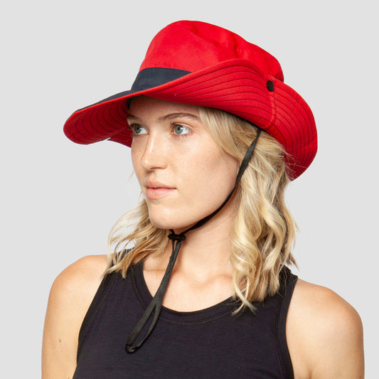 Women's Sun Hat | Foldable Packable | Ponytail Slot & Drawstring | UPF50+ Protection