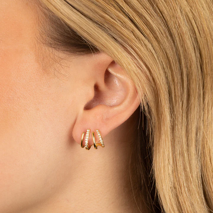 Women’s Twist Earrings | Lightweight Statement Design | Hypoallergenic Finish