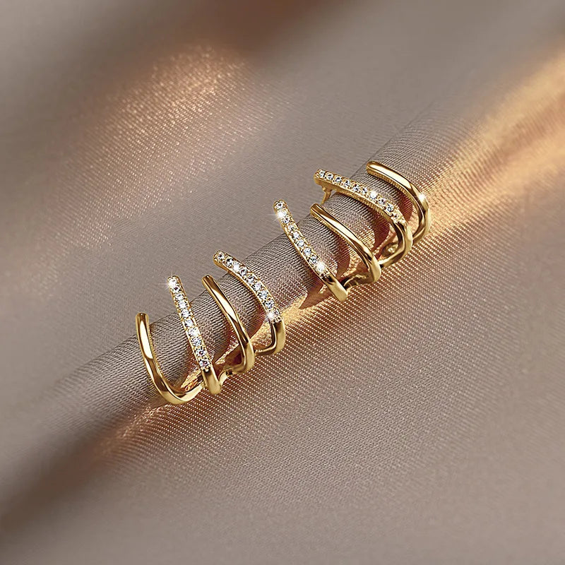 Women’s Twist Earrings | Lightweight Statement Design | Hypoallergenic Finish