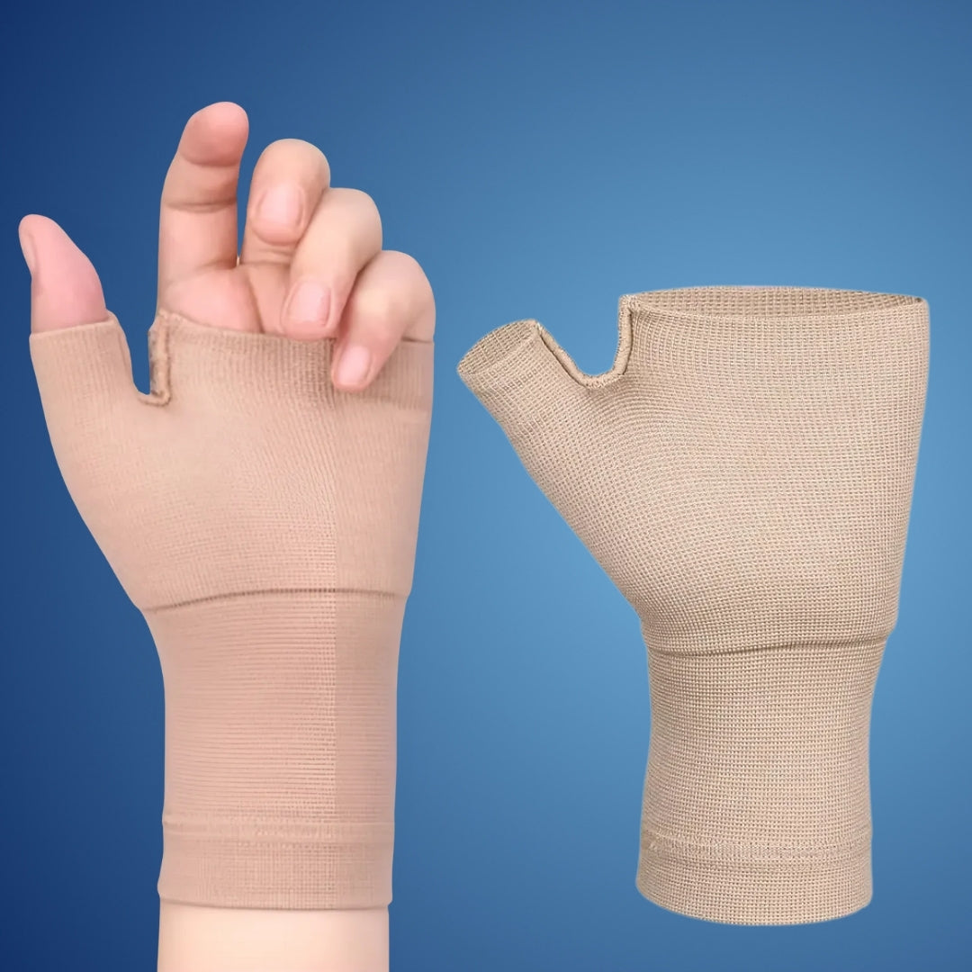 Wrist Compression Sleeve | Thumb Support & Compression | Breathable, Open-Fingertip | Pain Relief