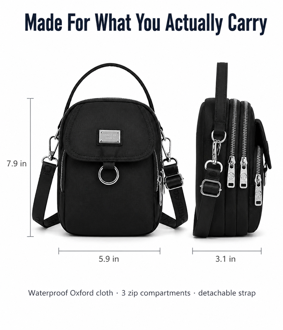 SwiftNest™ Mini Crossbody — Effortless Access and Style that Frees Your Hands and Mind