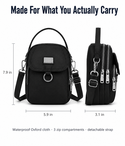 SwiftNest™ Mini Crossbody — Effortless Access and Style that Frees Your Hands and Mind