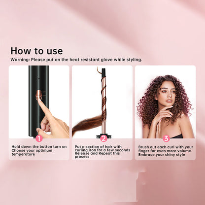 LustréCurl™ — Unlock Stunning, Shine-Loaded Curls That Radiate Confidence All Day