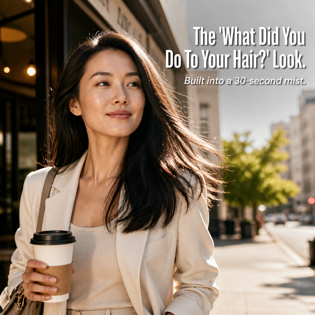 SilkaMist™ — Effortless Shine and Frizz-Free Softness Without the Greasy Roots
