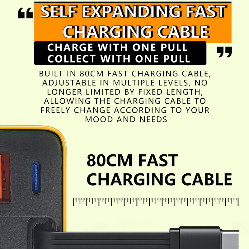 ThriveCharge™ — Power Up Fast and Stay Tangle-Free Wherever You Go