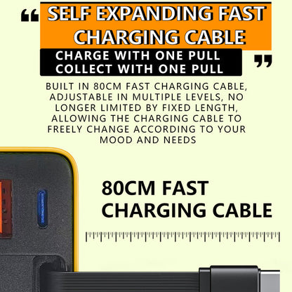 ThriveCharge™ — Power Up Fast and Stay Tangle-Free Wherever You Go