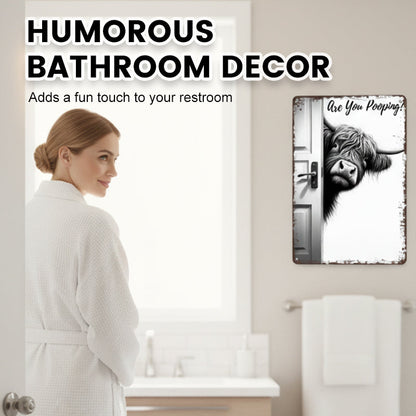 CozyMoo™ Laugh Sign — Turn Your Bathroom into a Hub of Joy and Unforgettable Smiles