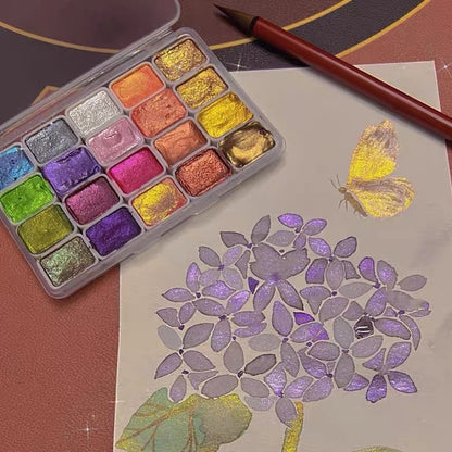 SolaraShine™ Metallic Pigments — Ignite Your Art with Irresistible, Mirror-Like Radiance