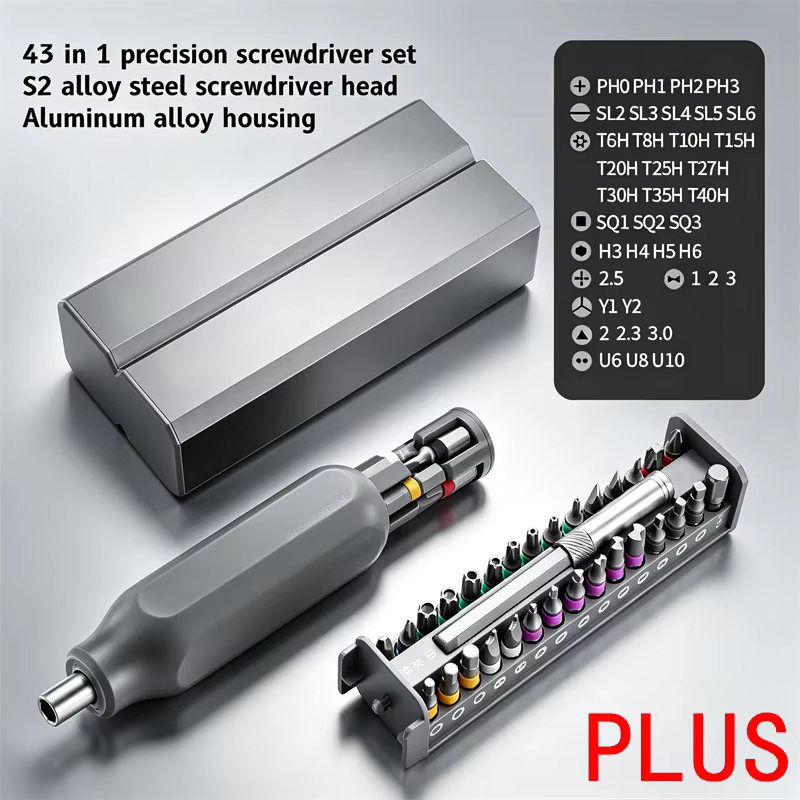 Precision Screwdriver Set 46 In 1 Magnetic S2 Steel