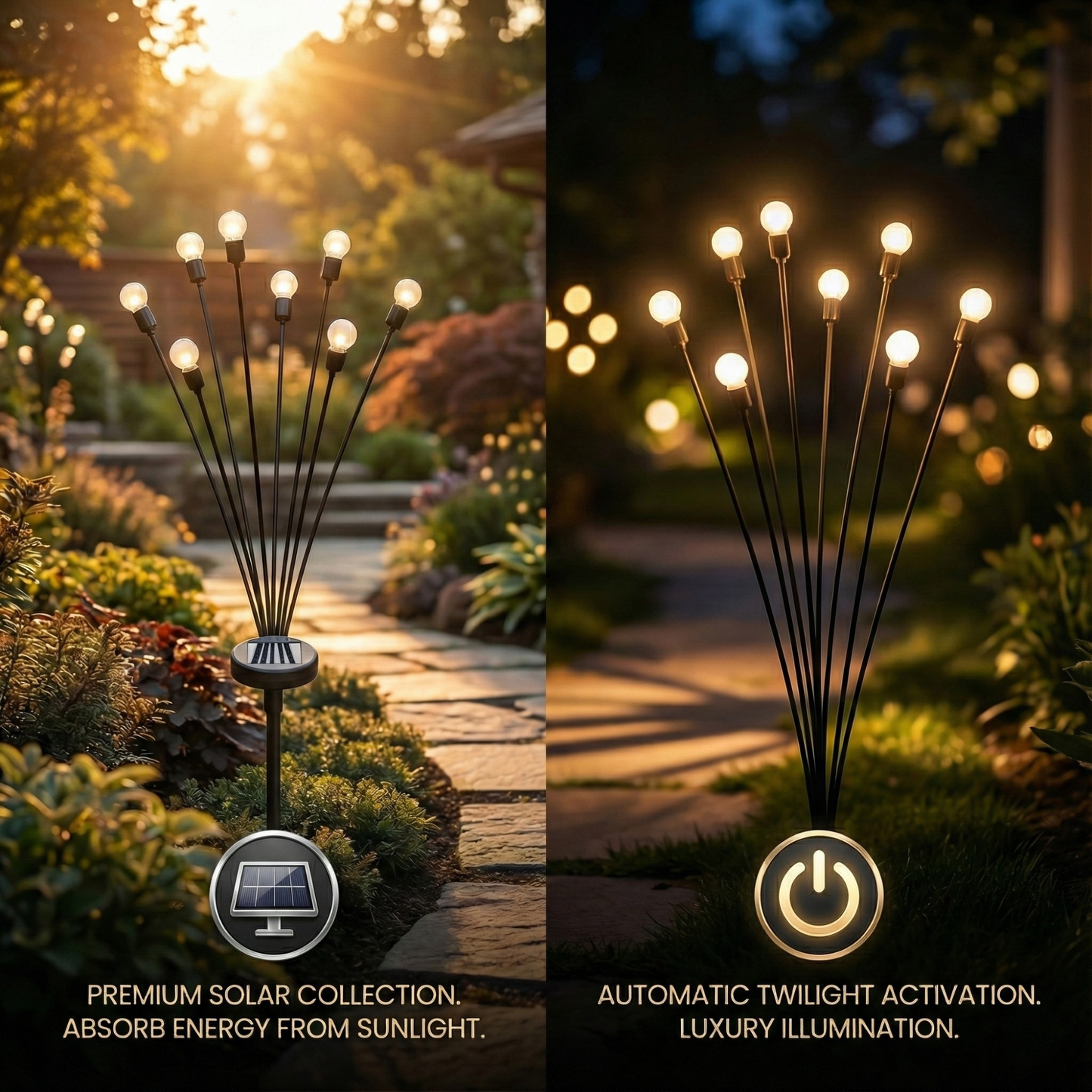 SereniGlow™ — Transform Your Garden into a Hypnotic Oasis of Soothing, Color-Changing Light