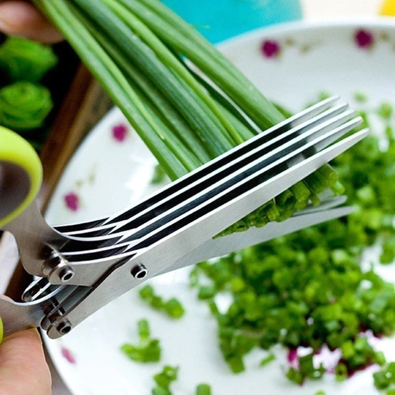 SwiftSlice™ Herb & Veggie Shears — Snap Your Prep Time Down and Chop Like a Kitchen Pro