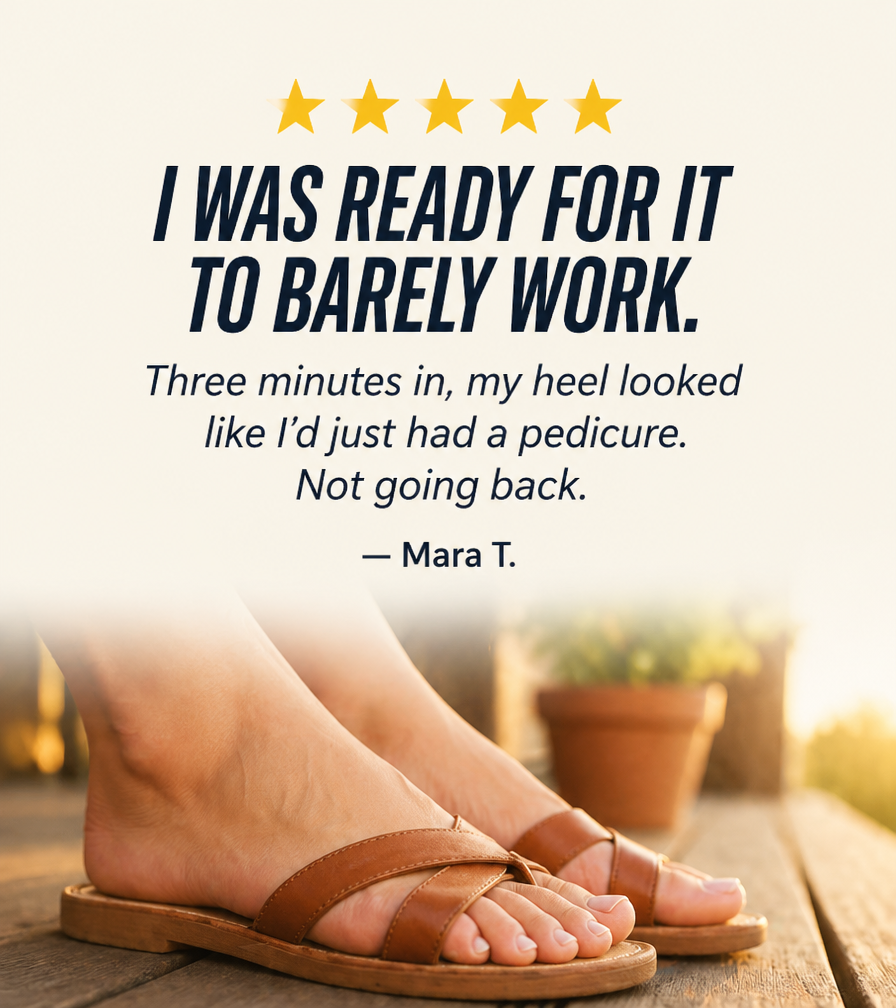 RadiantStep™ — Unlock Silky, Sandal-Ready Feet in Just Minutes Without Pain or Fuss