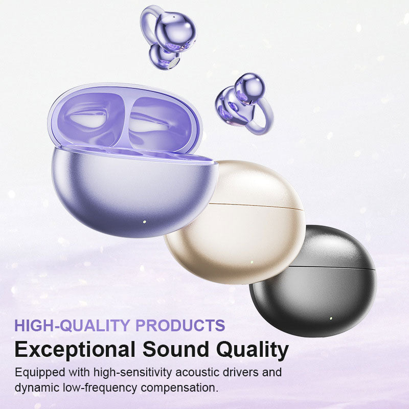 AirPulse™ Ear Clip Headphones — Feel Weightless and Unstoppable with Crystal-Clear Sound That Moves With You
