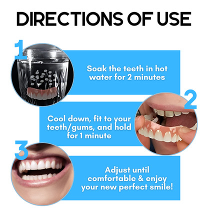 GlideFit™ Silicone Reline — Finally Enjoy Pain-Free Denture Comfort That Moves With You