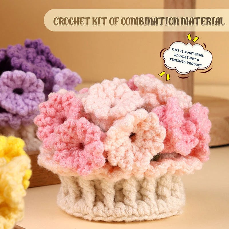 VividBloom™ DIY Crochet Kit — Transform Your Table into a Blooming Masterpiece of Joy and Color
