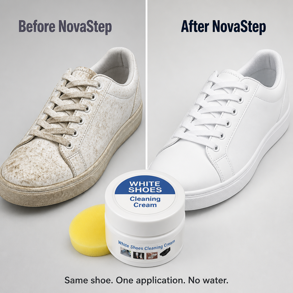 RevitaShine™ Cleaning Cream — Instantly Erase Dirt and Yellowing for Sneakers That Look Brand New