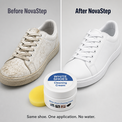 RevitaShine™ Cleaning Cream — Instantly Erase Dirt and Yellowing for Sneakers That Look Brand New
