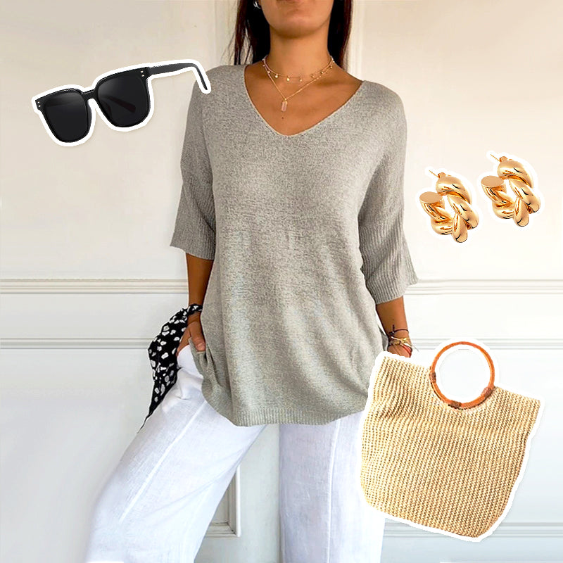 VentoFlex™ V-Neck Shirt — Unlock All-Day Freedom and Effortless Confidence