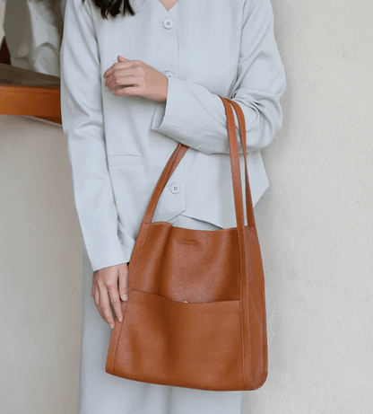 StratoVibe™ Leather Shoulder Bag — Own Every Moment with Effortless, Weatherproof Confidence