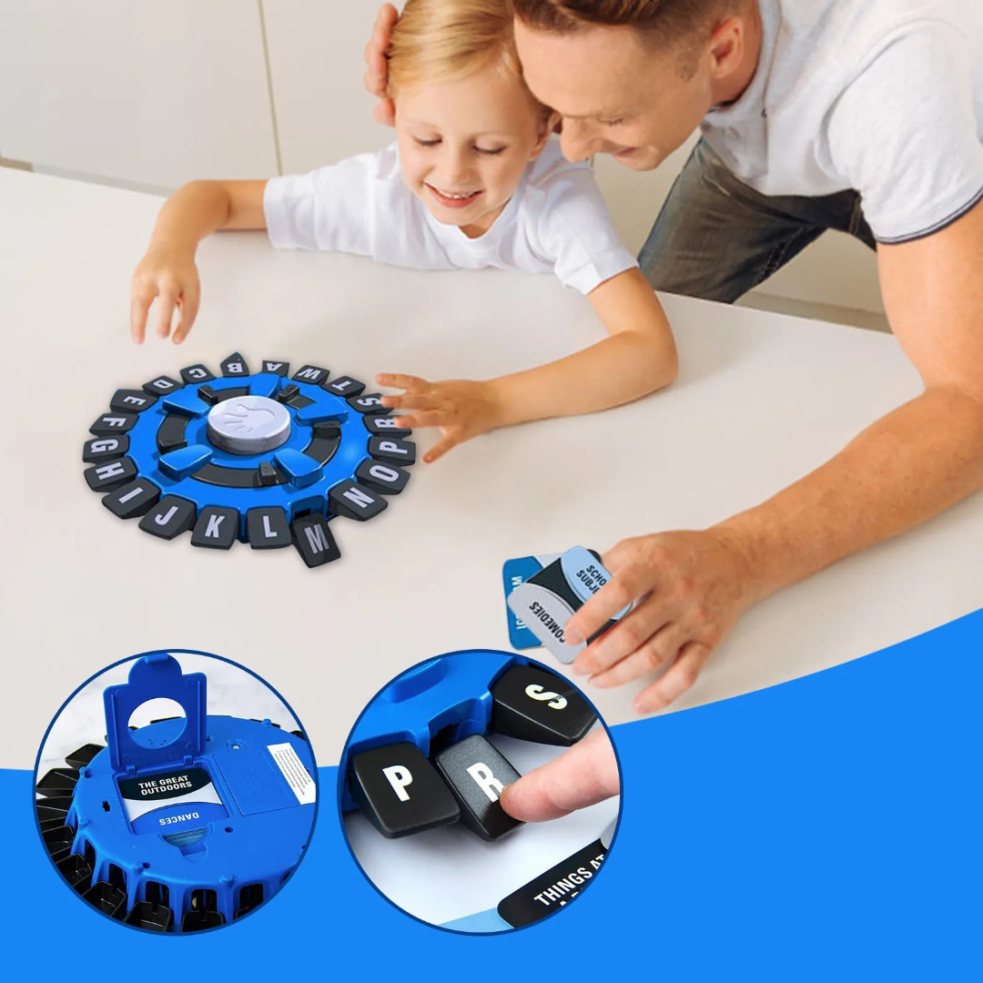 BlazeSpin™ Word Wheel — Ignite Fierce Fun and Lightning-Fast Game Nights