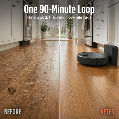 SweepMinder™ — Effortless Daily Cleaning That Frees Your Time and Transforms Your Floors