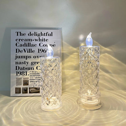 LumaLuxe™ Prism Candle — Ignite Timeless Romance with Effortless, Flame-Free Glow