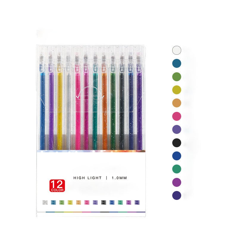 HaloHue™ Gel Pens — Unleash Vivid, Smudge-Proof Color That Brings Every Idea to Life