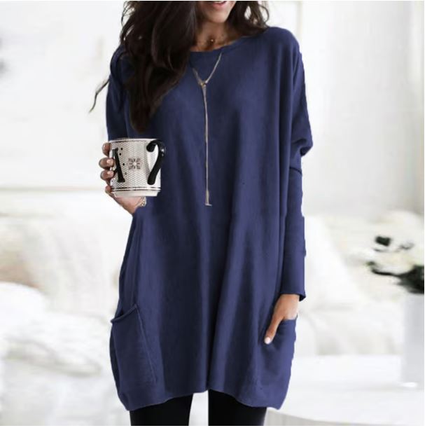 SerennaAura™ PocketBlouse — Wrap Yourself in All-Day Softness and Effortless Style