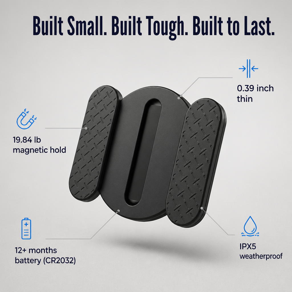 RavenTag™ — Invisible, Unbreakable Tracking That Brings Your Ride Home Safely