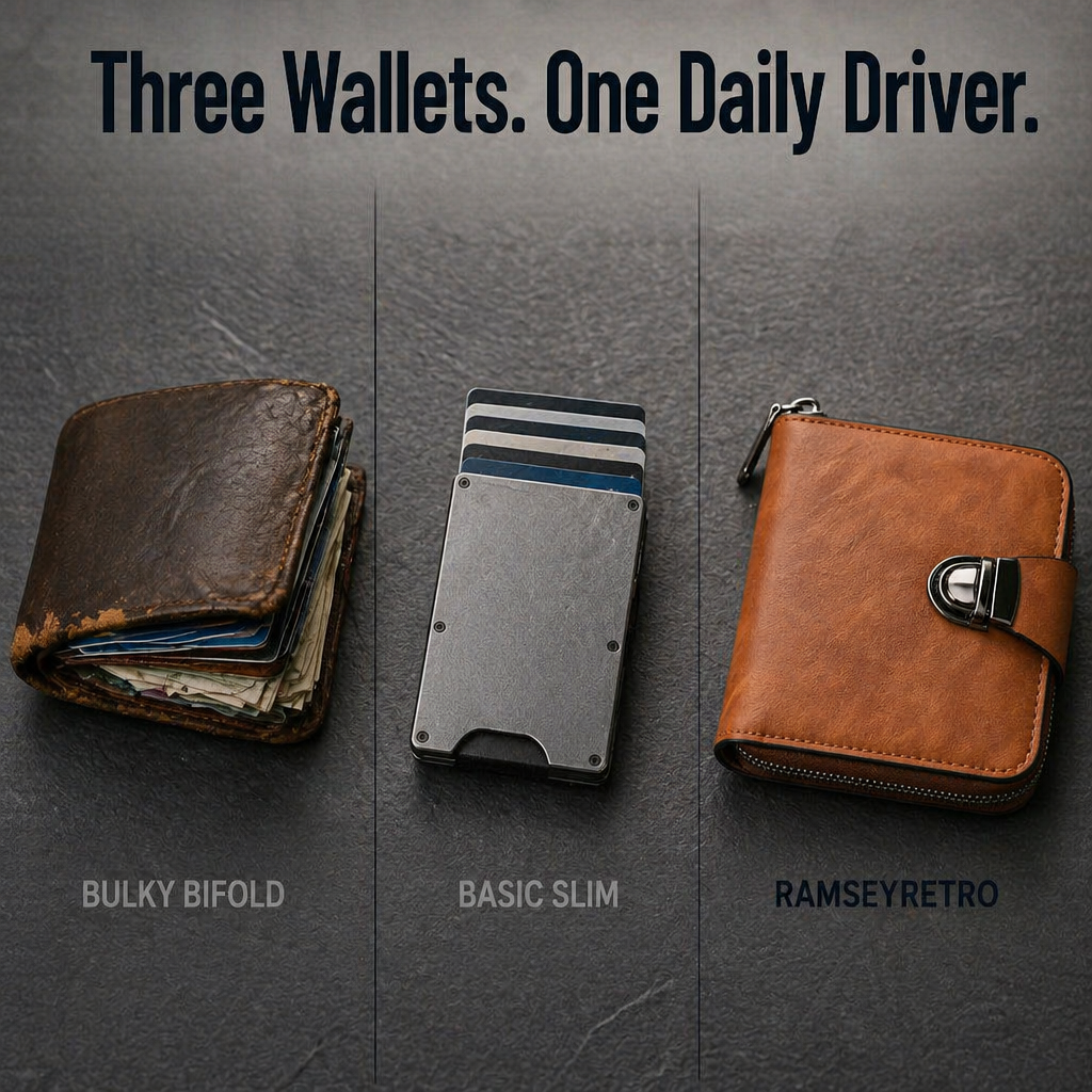 RamseyRetro™ Wallet — Slim Your Pocket and Sharpen Your Everyday Carry