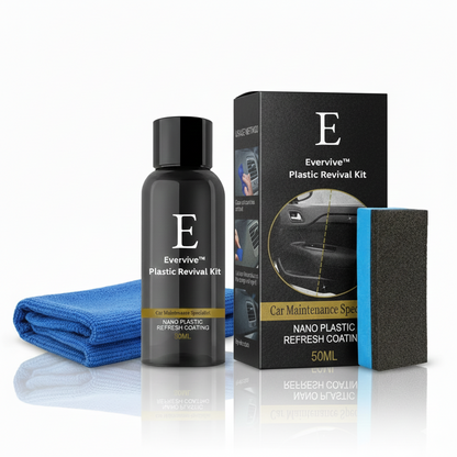 RadiantEdge™ Plastic Revival Kit — Instantly Bring Dull Plastics Back to Deep, Lasting Shine