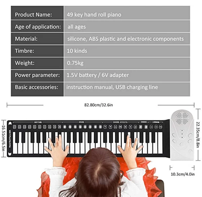 VivaKeys™ Portable Piano — Unleash Instant, Anywhere Music Freedom with Pro-Level Sound and Touch