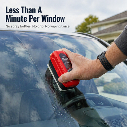 ClearVue™ Glide — Instantly Clear Rain-Slicked Glass for Safer, Stress-Free Night Drives