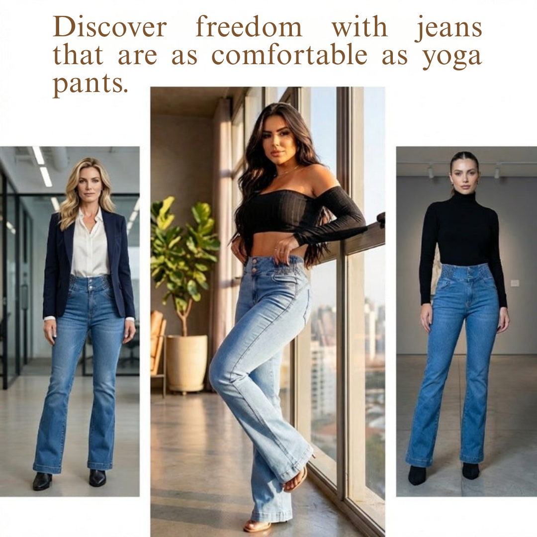 VeloraShine™ — Jeans That Sculpt Your Curves and Ignite Confidence All Day Long