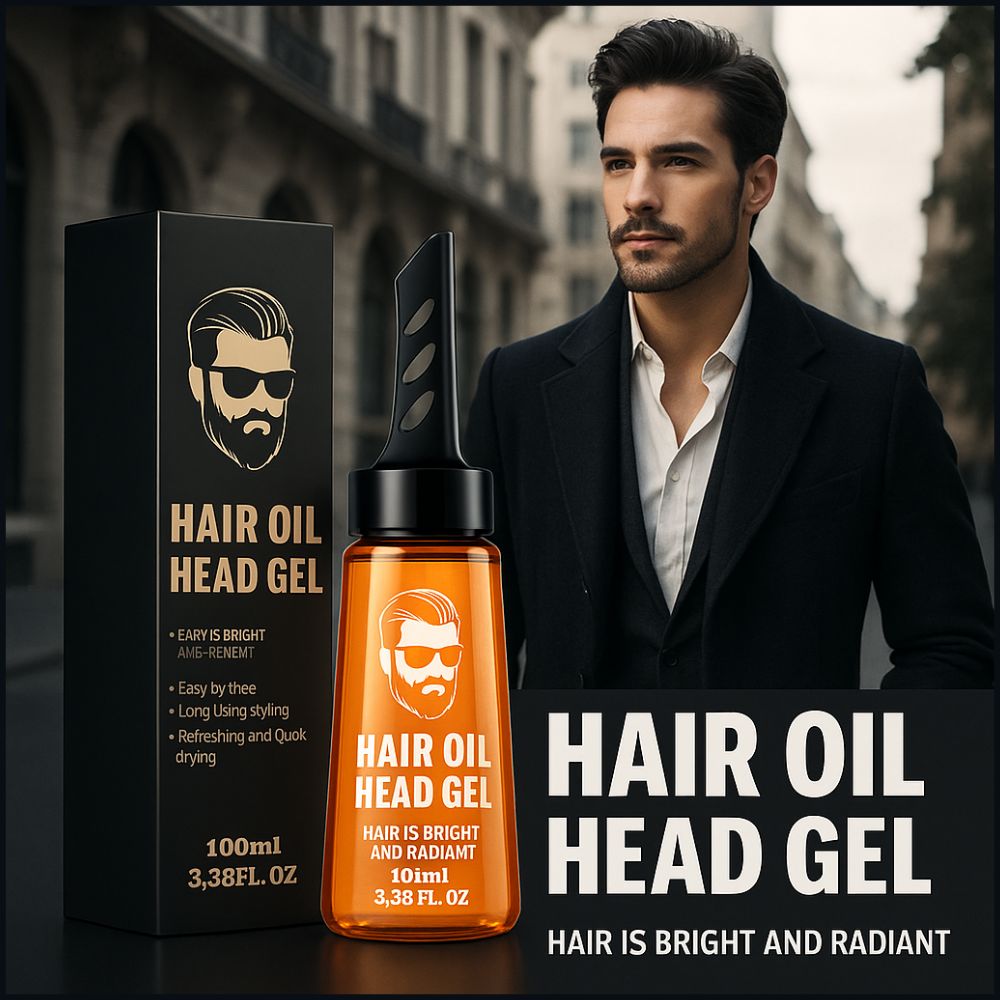StratoHold™ Precision Styling Gel Comb — Master Every Strand with Flake-Free, Nourishing Hold That Lasts All Day