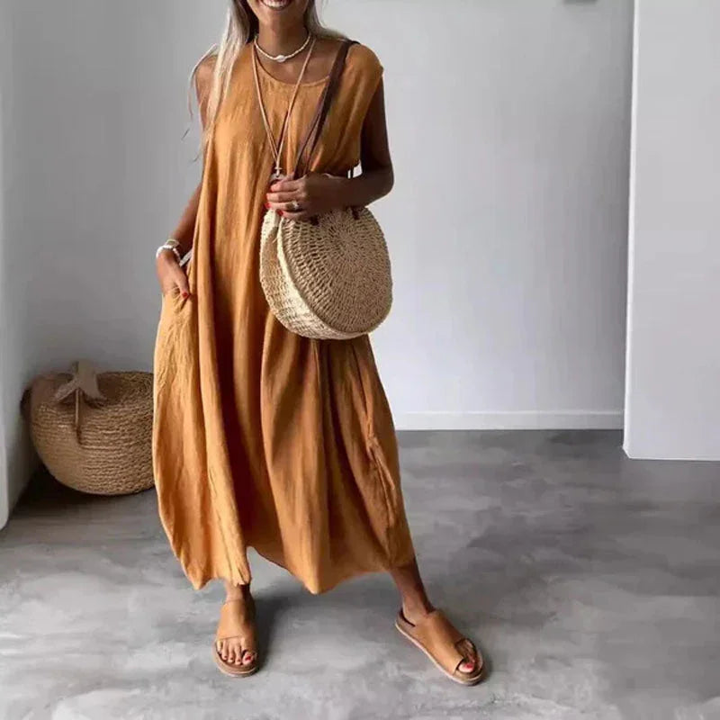 SolaraSilk™ Dress — Feel the Breeze, Flaunt Your Freedom All Day