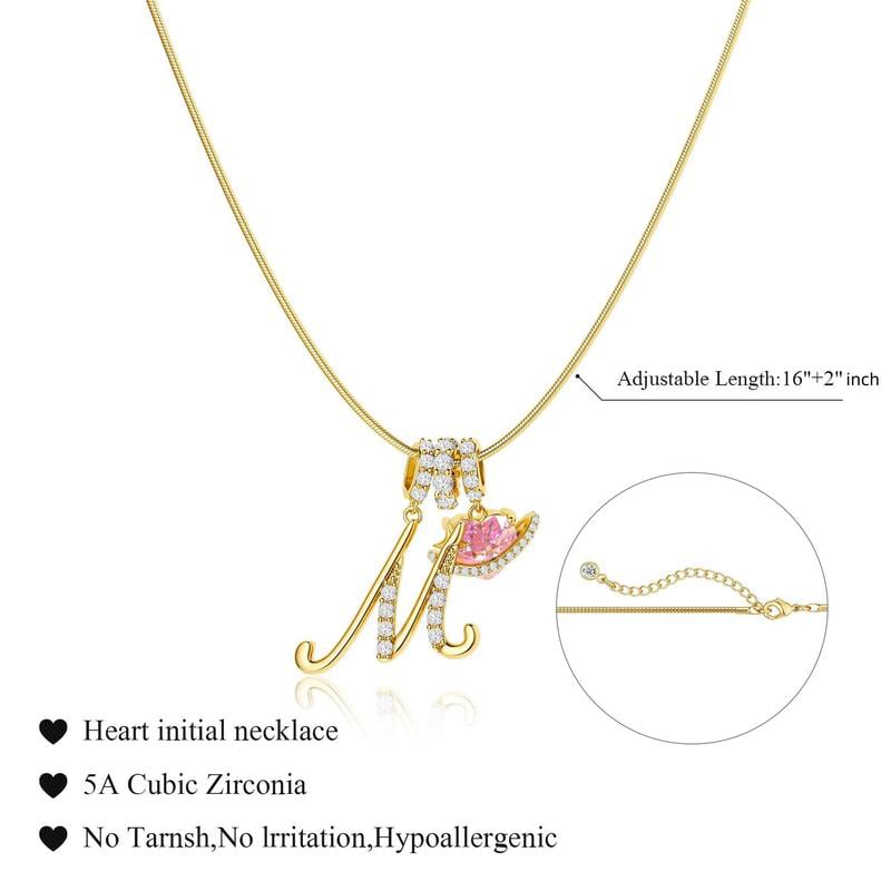 AuraNest™ 3-Layer Initial Necklace — Wear Your Story in Radiant Gold and Effortless Elegance