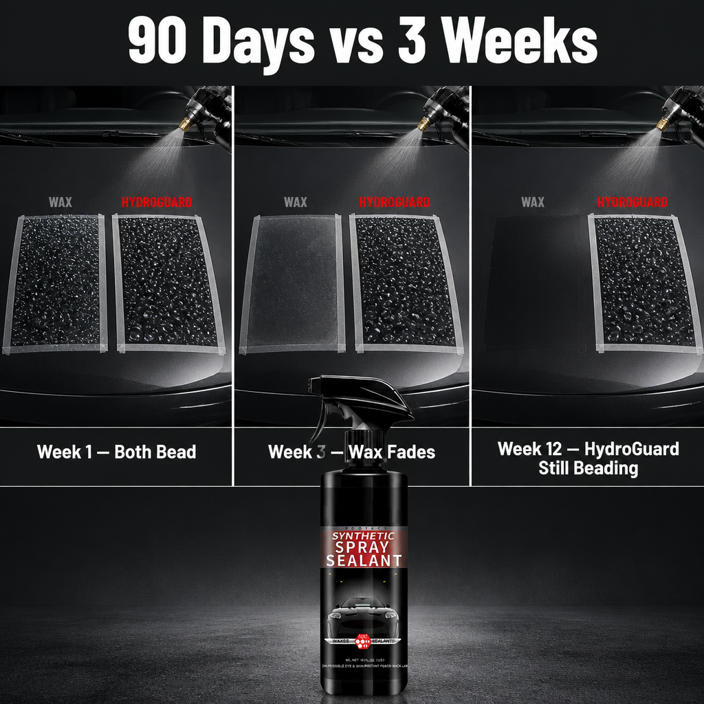HydroSlick™ — Unlock a Mirror-Gloss Shield That Fights Dirt, Rain, and Scratches for Months