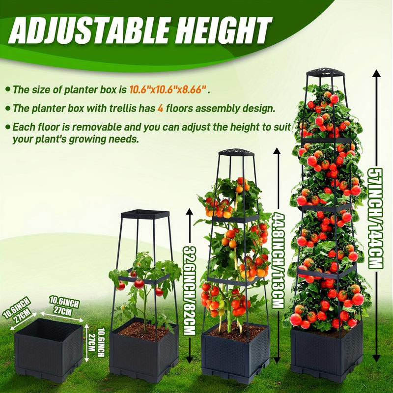 SkyRoot™ Tower — Transform Tiny Spots into Towering, Lush Gardens with Effortless Care