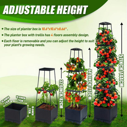 SkyRoot™ Tower — Transform Tiny Spots into Towering, Lush Gardens with Effortless Care